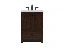 Elegant VF2824EX - 24 inch Single bathroom vanity in expresso