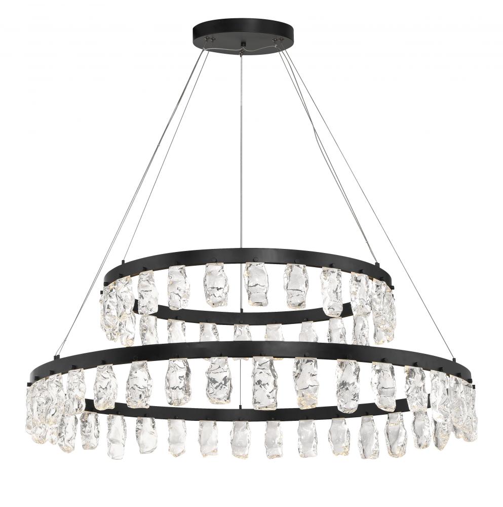 Artic Glacier 2 Tier LED Chandelier