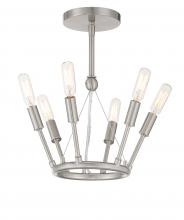 Minka George Kovacs P1686-084 - 6 Light Semi Flush