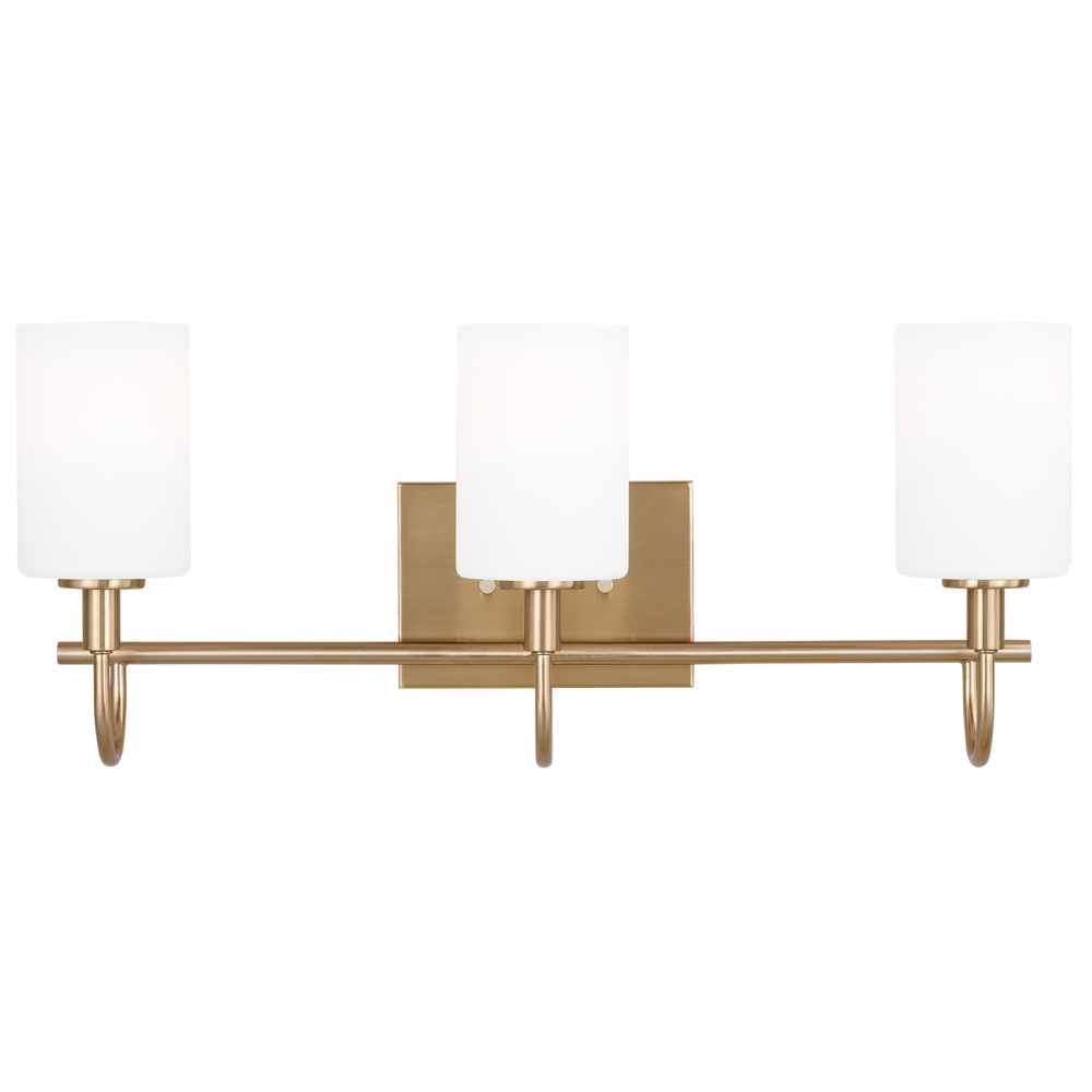 Oak Moore Three Light Wall / Bath
