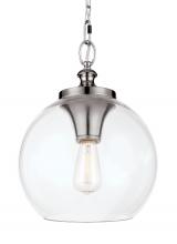 Visual Comfort & Co. Studio Collection P1307PN - Clear Glass Pendant