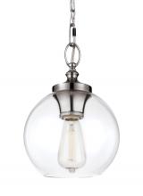 Visual Comfort & Co. Studio Collection P1308PN - Clear Glass Mini Pendant