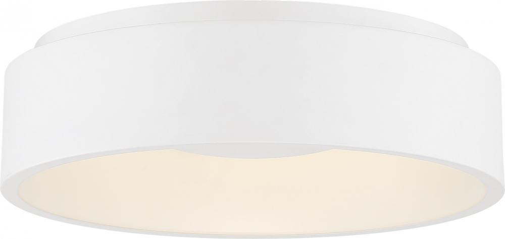 Orbit - LED 18" Flush - White Finish