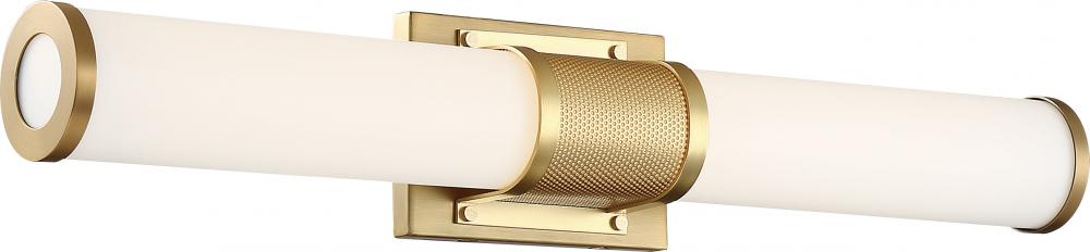 Caper - 24" LED Vanity - with Frosted Acrylic Lens - Brushed Brass Finish