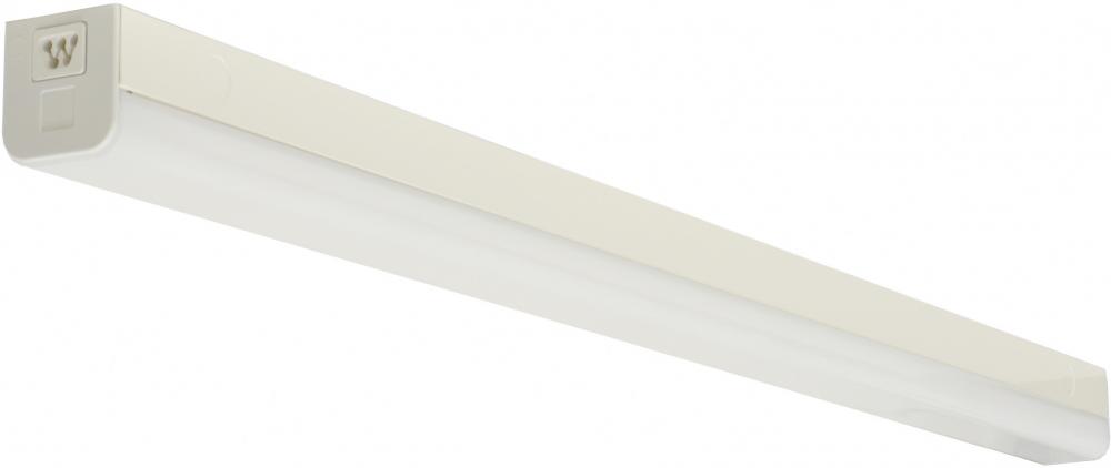 LED 4 ft.- Slim Strip Light - 38W - 5000K - White Finish - Connectible