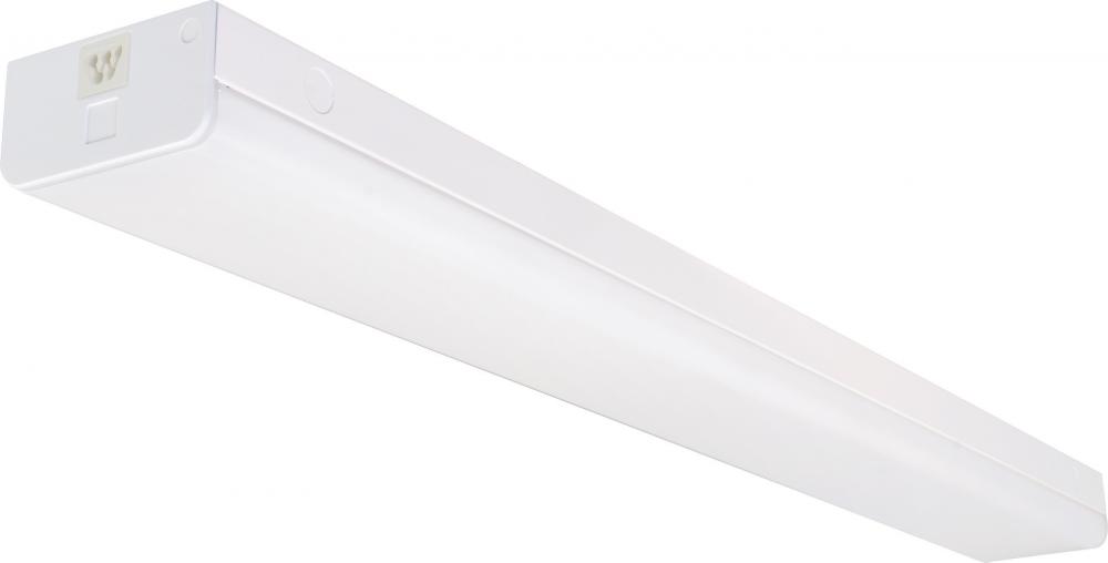 LED 4 ft.- Wide Strip Light - 38W - 4000K - White Finish - Connectible
