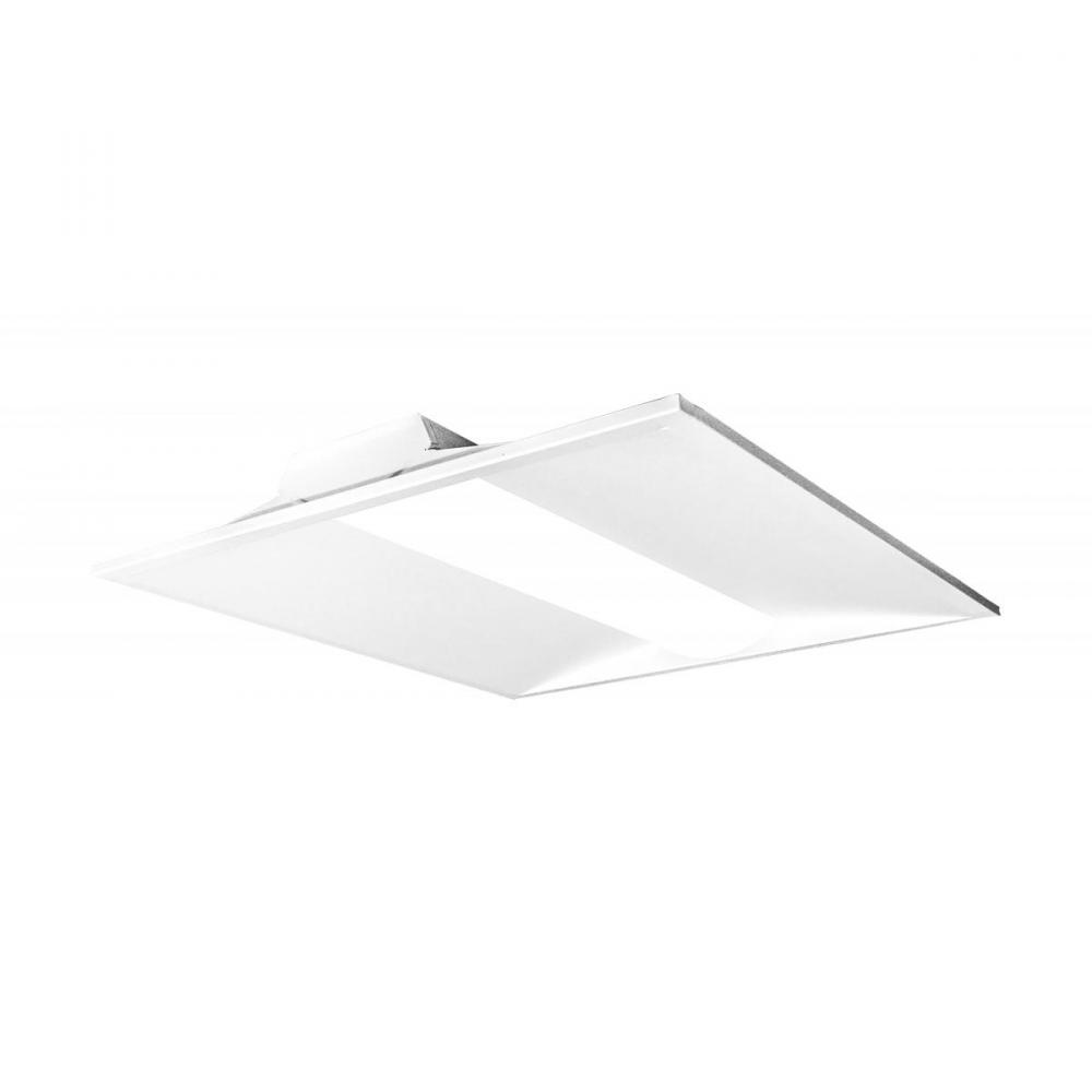 2X2 Single Basket LED Troffer Fixture; Wattage Selectable; CCT Selectable; Lumens Selectable;