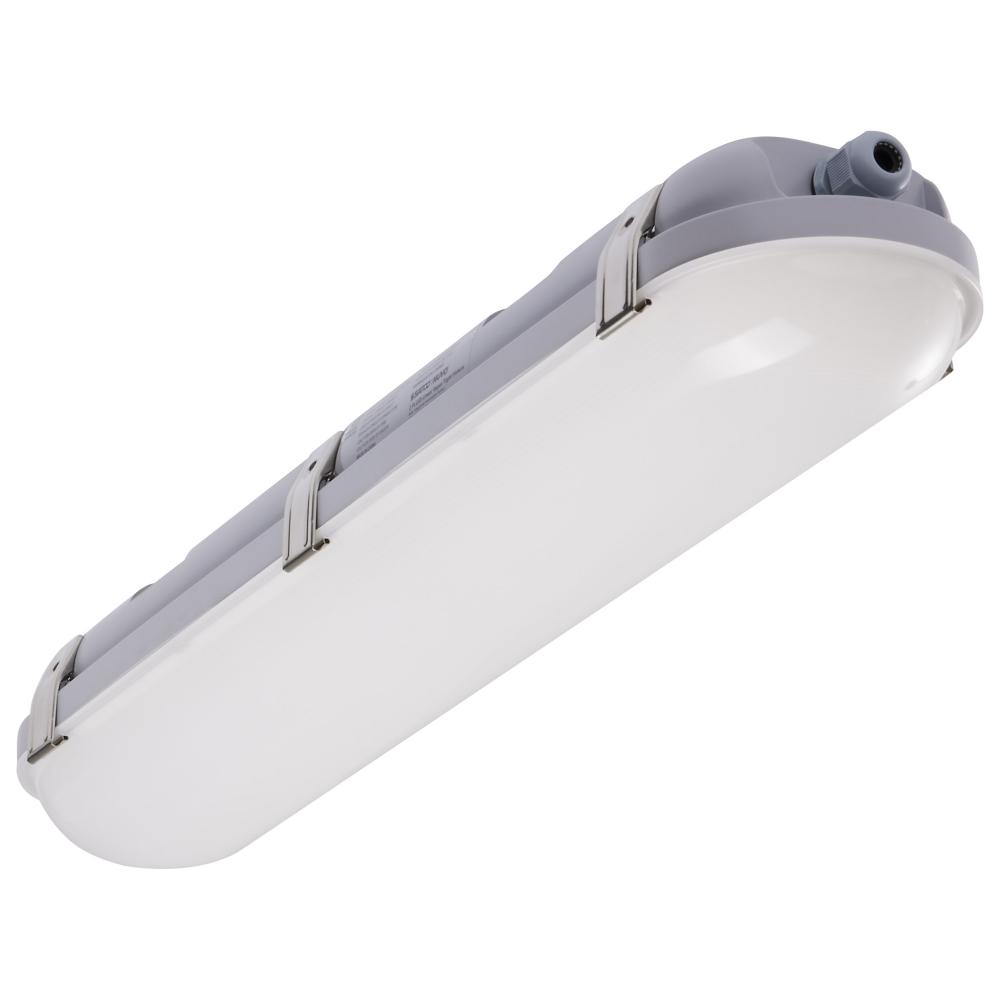 2 Foot; 20 Watt; Vapor Proof Linear Fixture; CCT Selectable; IP65 and IK08 Rated; 0-10V Dimming;