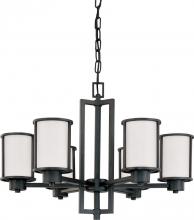 Nuvo 60/2975 - ODEON 6 LIGHT CHANDELIER