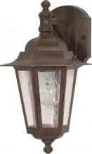 Nuvo 60/3474 - Cornerstone - 1 Light - 13" - Wall Lantern - Arm Down with Clear Seed Glass; Color retail