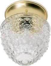 Nuvo 60/6031 - 1 Light - 6" - Ceiling Fixture - Clear Pineapple Glass; Color retail packaging