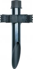 Nuvo 60/677 - 2" Diameter Mounting Post- PVC- Dark Gray Finish