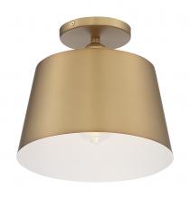 Nuvo 60/7322 - MOTIF 1LT 10" SEMI FLUSH