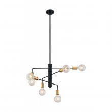 Nuvo 60/7344 - RYDER 6 LIGHT CHANDELIER