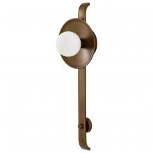 Nuvo 60/7742 - Colby 1 Light Wall Sconce; Natural Brass Finish