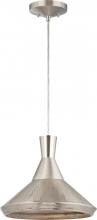 Nuvo 62/472 - Luger - 1 Light Perforated Metal Shade Pendant with 14w LED PAR Lamp Included