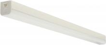 Nuvo 65/1126 - LED 4 ft.- Slim Strip Light - 38W - 5000K - White Finish - Connectible