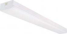 Nuvo 65/1135 - LED 4 ft.- Wide Strip Light - 38W - 4000K - White Finish - Connectible