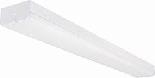 Nuvo 65/1142 - LED 4 ft.- Wide Strip Light - 40W - 4000K - White Finish - with Knockout and Sensor