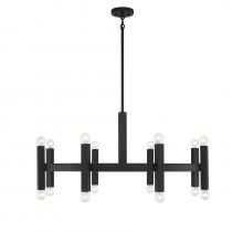 Savoy House Meridian M100103MBK - 16-Light Chandelier in Matte Black