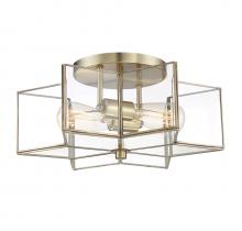 Savoy House Meridian M60021NB - 2-Light Ceiling Light in Natural Brass