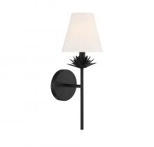 Savoy House Meridian M90077MBK - 1-Light Wall Sconce in Matte Black