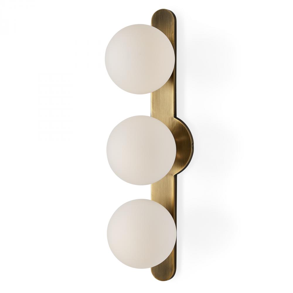 Uttermost Droplet Mid-century 3 Light Sconce