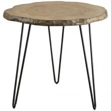 Uttermost 25468 - Uttermost Runay Wood Slab Side Table