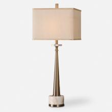 Uttermost 29616-1 - Uttermost Verner Tapered Brass Table Lamp