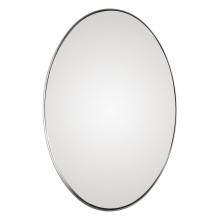 Uttermost 09354 - Uttermost Pursley Brushed Nickel Oval Mirror