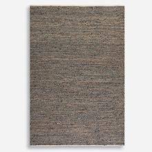 Uttermost 71001-5 - Uttermost Tobais 5x8 Rescued Leather & Hemp Rug