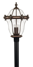 Hinkley 2447CB - Large Post Top or Pier Mount Lantern