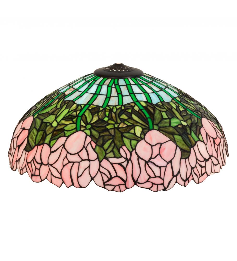 22" Wide Tiffany Cabbage Rose Shade