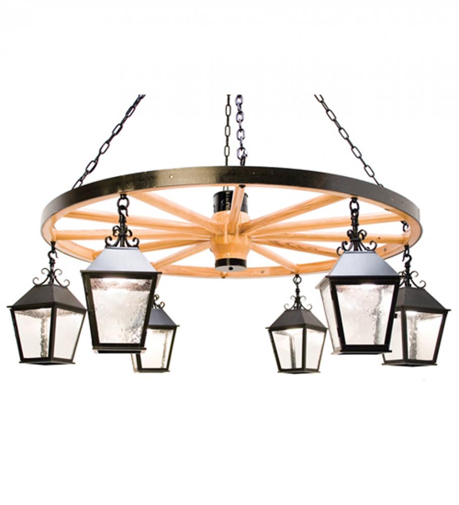 58" Wide Silverton 6 Light Chandelier