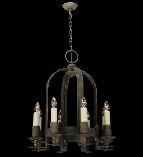 26"W Aragon 8 LT Chandelier