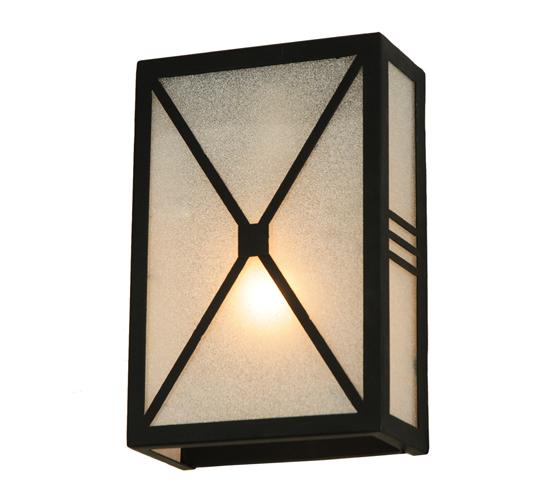 8" Wide Whitewing Wall Sconce