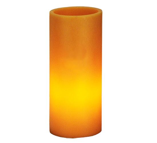 3"W Cylindre Amber Poly Resin Shade