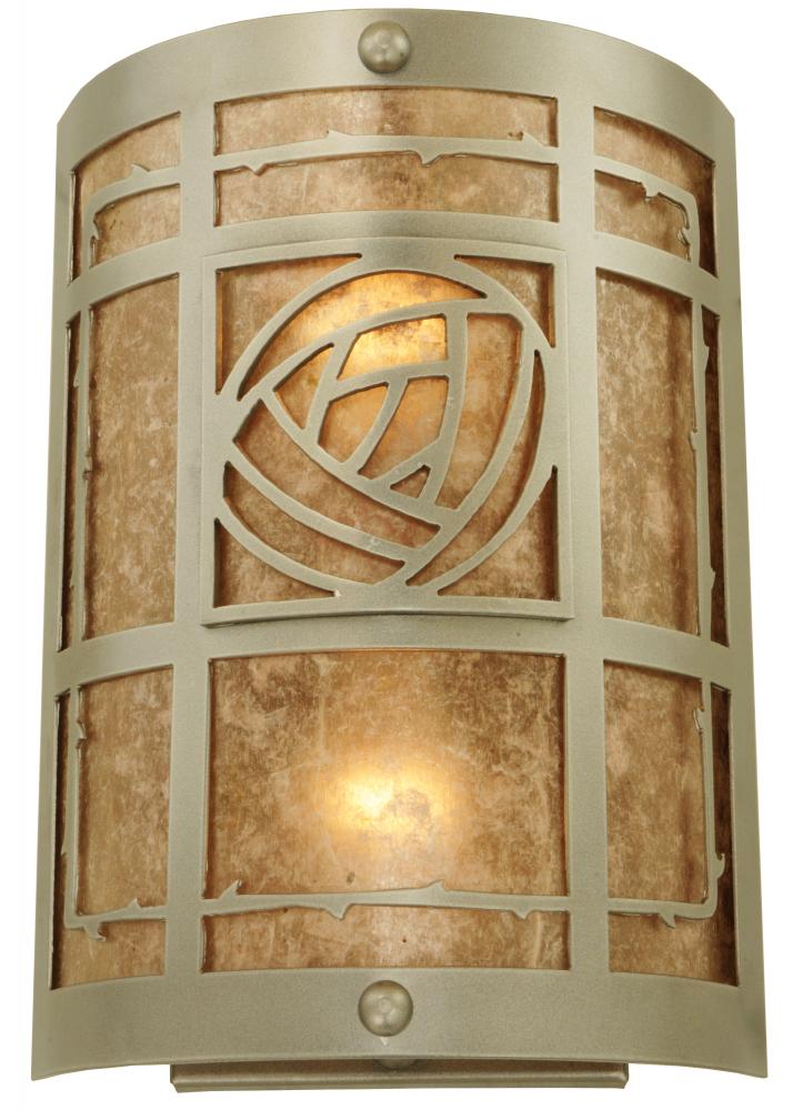 8.75" Wide Bungalow Rose Wall Sconce
