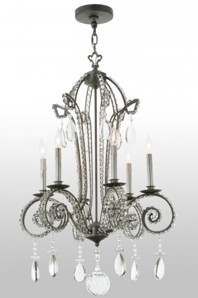 24"W Lucerne 6 LT Chandelier