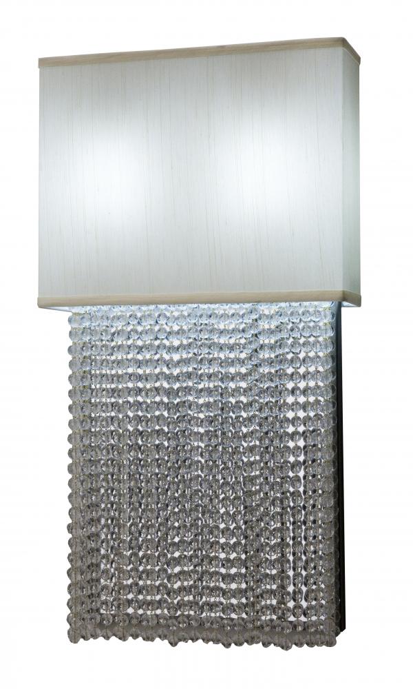 15" Wide Francesca 2 Light Wall Sconce