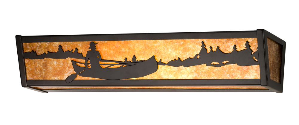 24" Wide Canoe At Lake Vanity Light