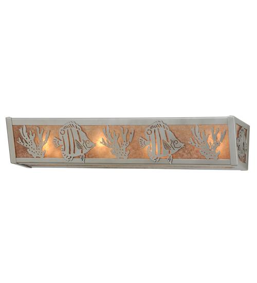 24"W Tropical Fish Vanity Light