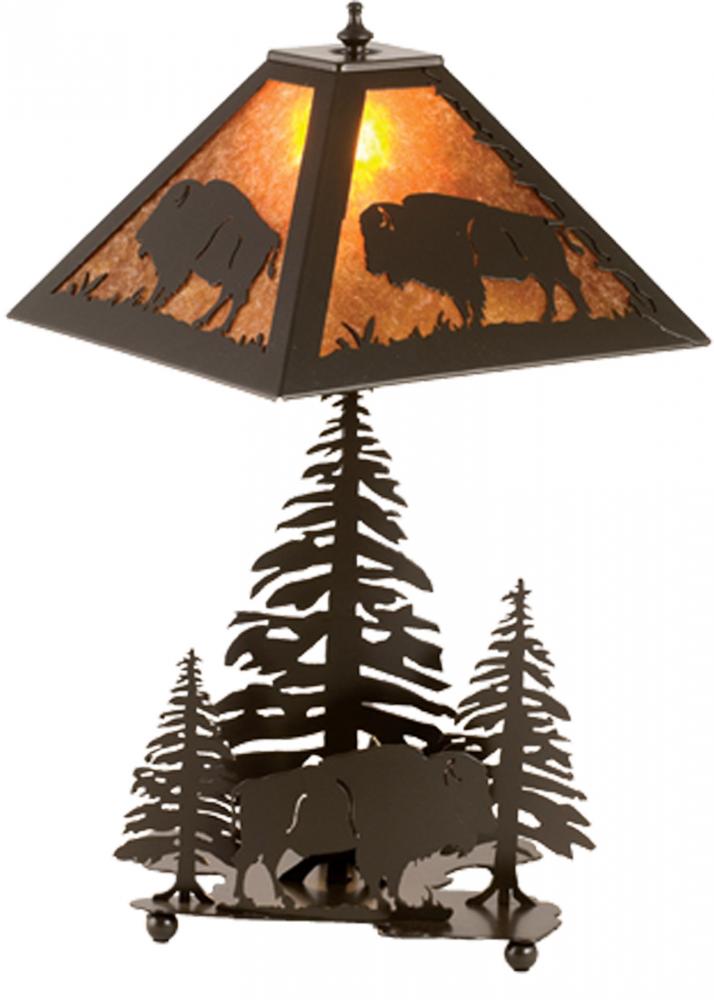 21" High Buffalo W/Lighted Base Table Lamp