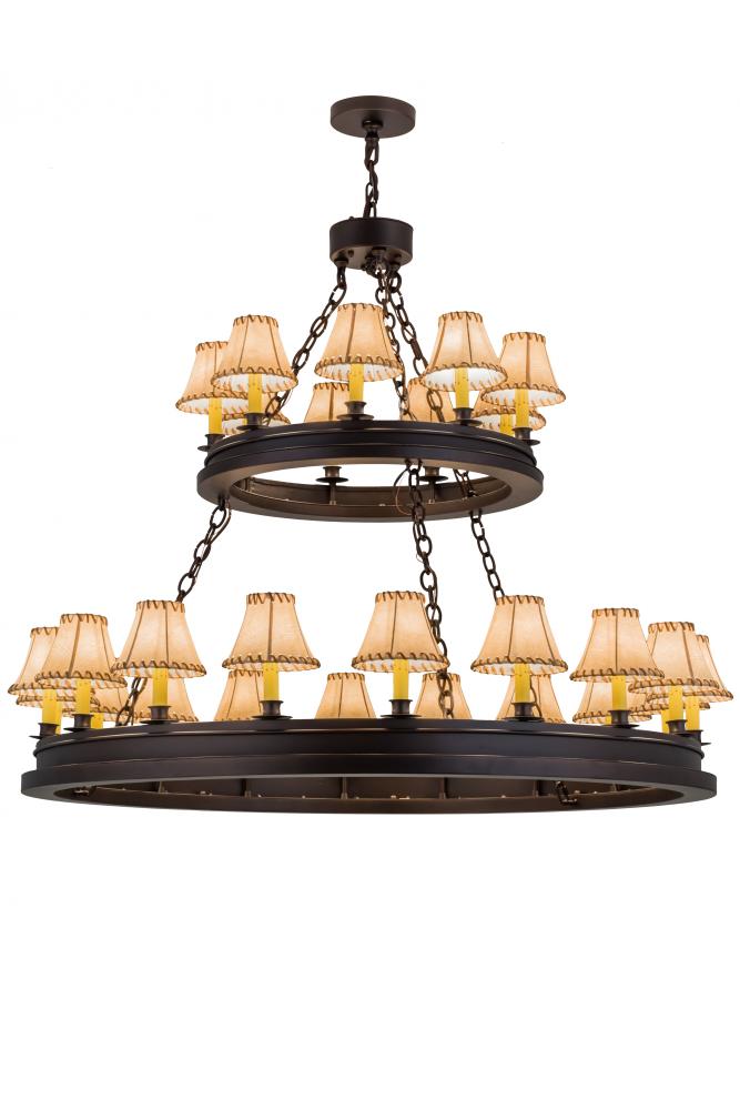 51"W Sullivan Ranch 27 LT Two Tier Chandelier