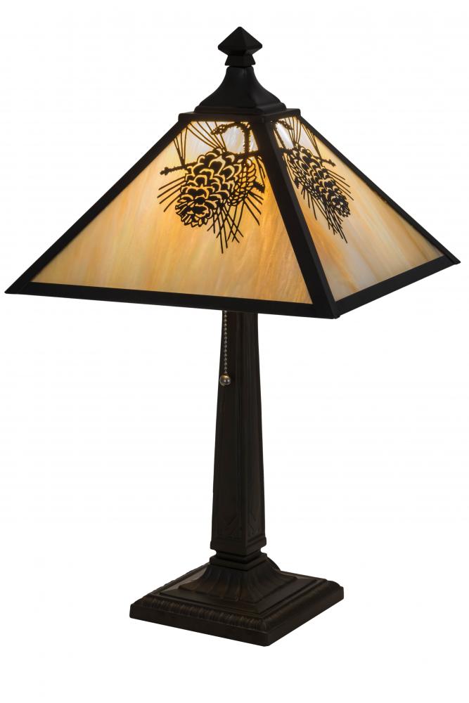 23.5"H Winter Pine Table Lamp