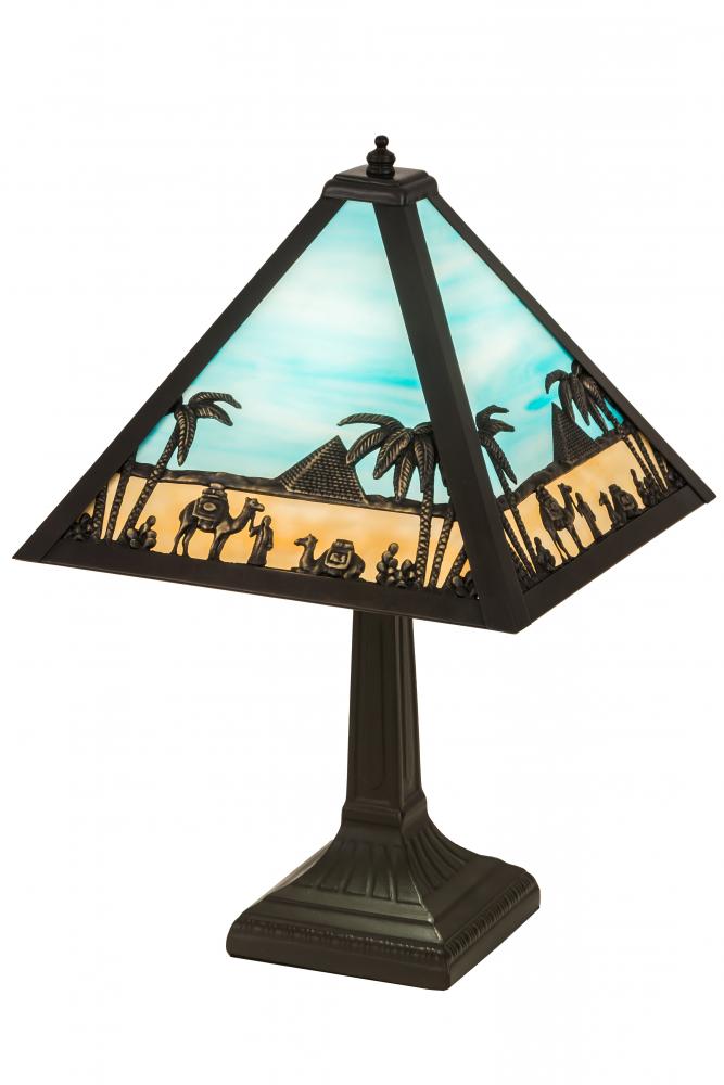 16"H Camel Mission Table Lamp