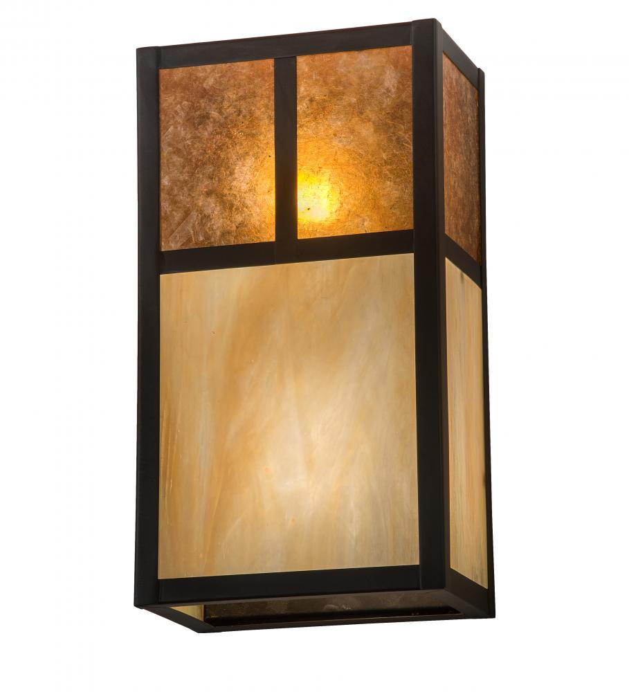 6.5"Wide Hyde Park "T" Mission Wall Sconce
