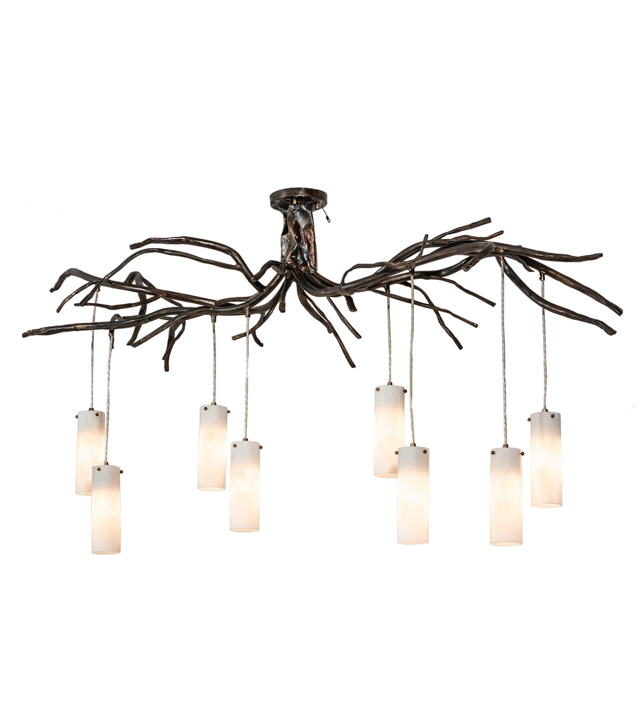70" Long Winter Solstice Cilindro 8 Light Chandelier