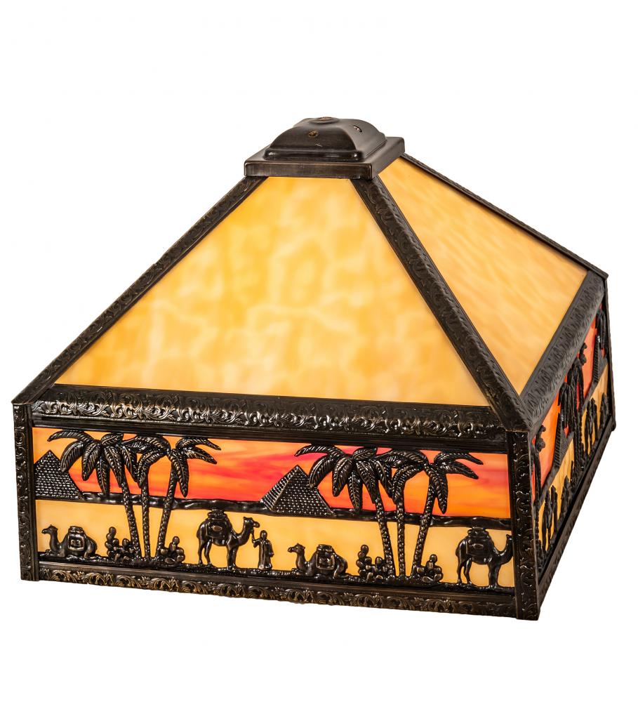 13" Square Camel Mission Shade