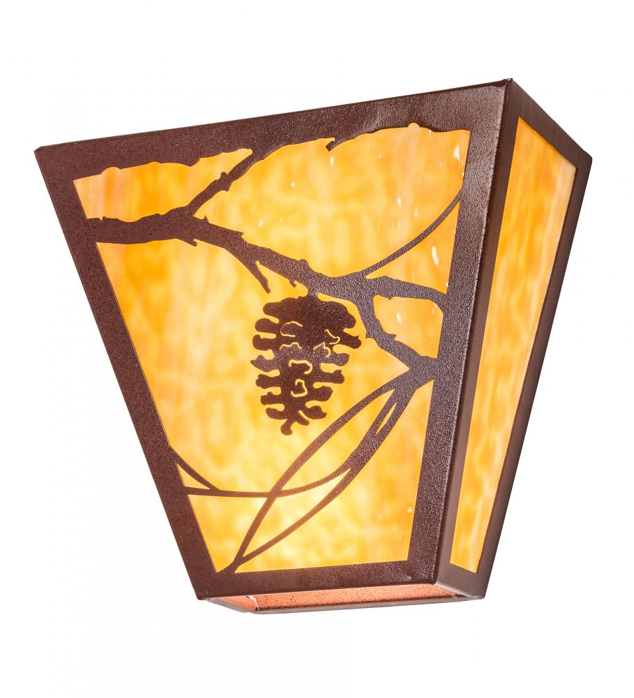13" Wide Whispering Pines Wall Sconce